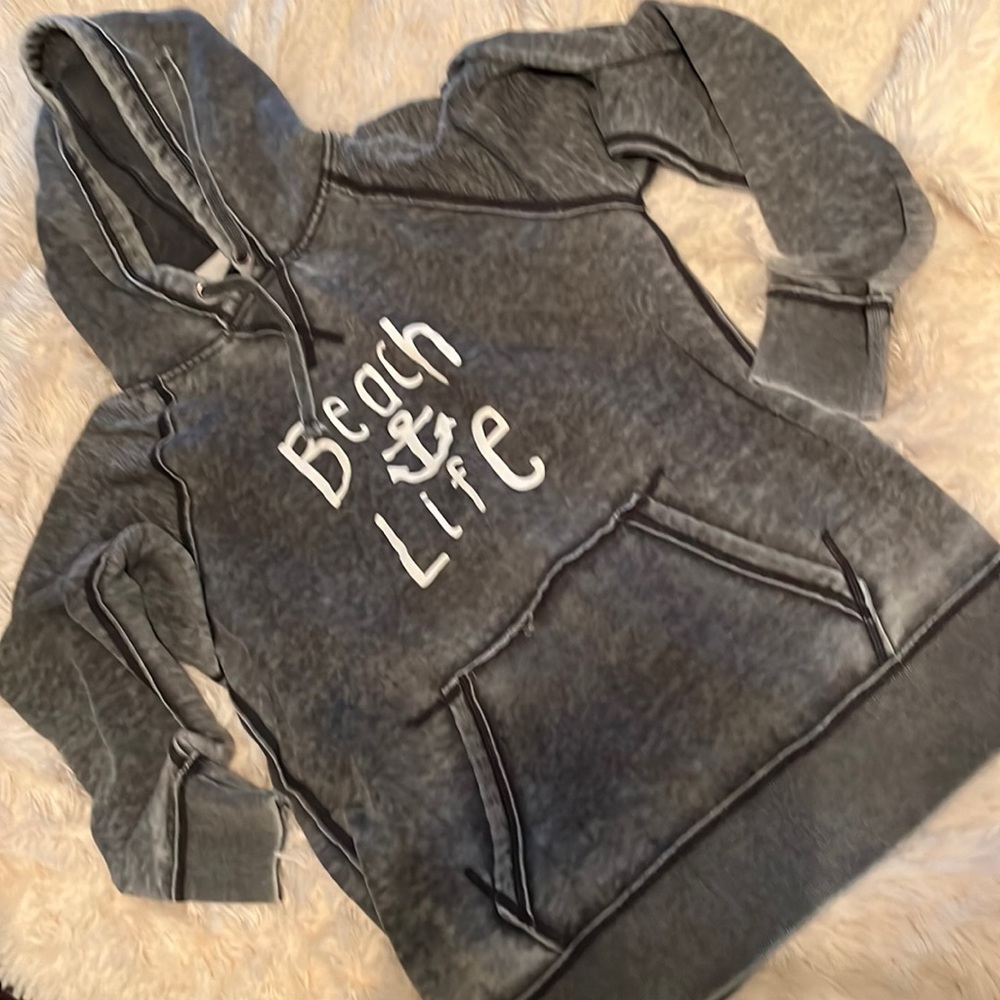 Unisex hooded sweatshirt with pouch pockets size XL